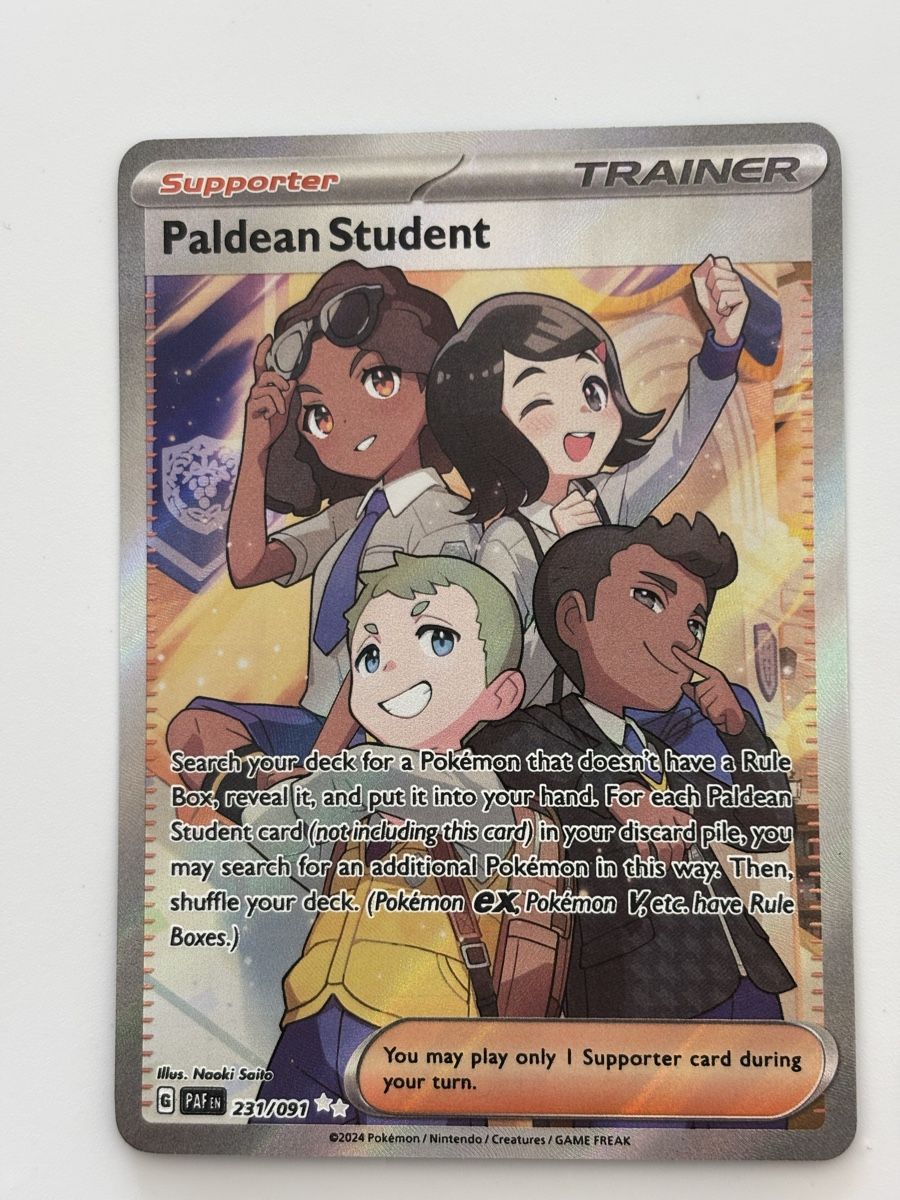 Pokémon Carte collezionabili: Carte Pokémon PALDEAN STUDENT paf 231 – Nuovo (secondo la descrizione) da lausanne venduto da helderj