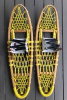 Schneeschuhe Vintage aus Holz, Grösse one size
