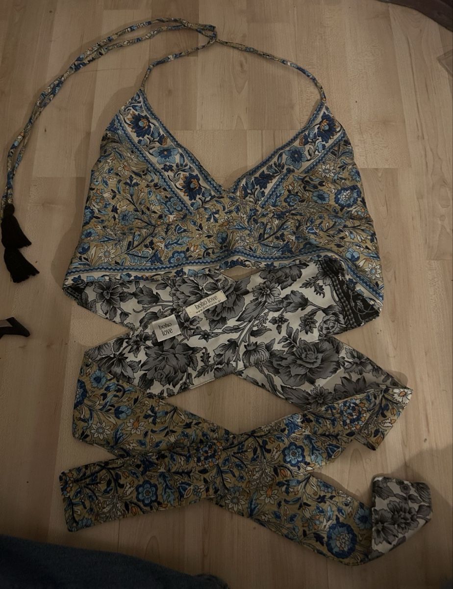 Tops: BOHO LOVE WRAP HALTER TOP SILK – Neu (gemäss Beschreibung) aus St. Gallen von jol_l8yg 1