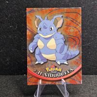 Pokemon Topps Holo Foil Blue 1. Edition/Print DE Nidoqueen
