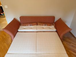 2-Sitzer Bettsofa / Schlafsofa ausziehbar 130 × 190 cm