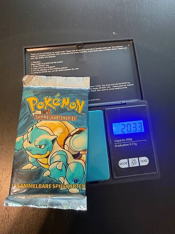 Sammelbilder & Trading cards: Pokémon Blastoise Booster Deutsch 1. Edition Sealed  – Gebraucht aus Embrach von Glumanda1992 2