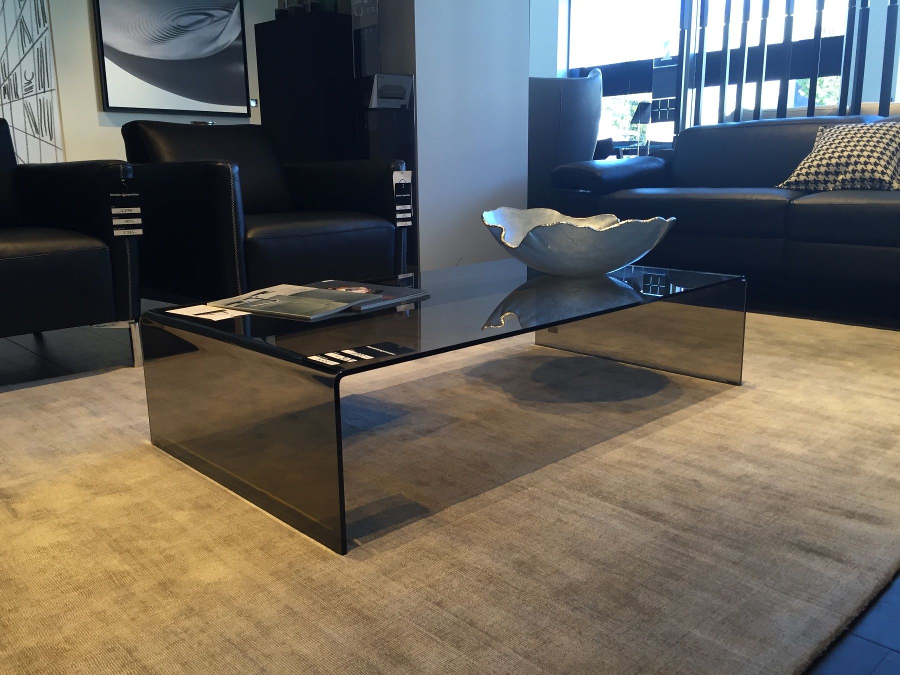 Natuzzi Tavoli: Natuzzi Glas Tisch Mercurio 70/130cm – Usato da Nänikon venduto da Daniel_Ousn 1