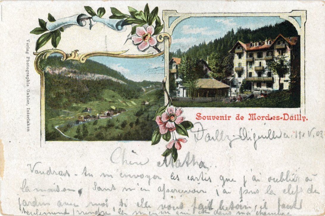 Cartes postales: Morcles-Dailly  VD          en 1 9 0 3 – D'occasion à Brig par Valcards54