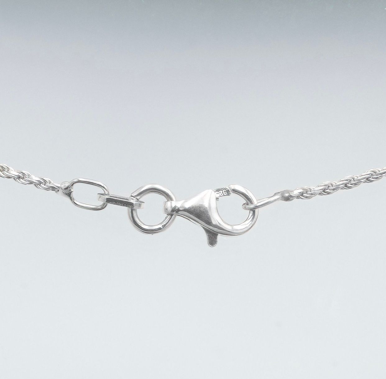 Catenine: Silberkette mit Jade – Nuovo e nell'imballaggio originale da Ruggell venduto da JadeShop 1