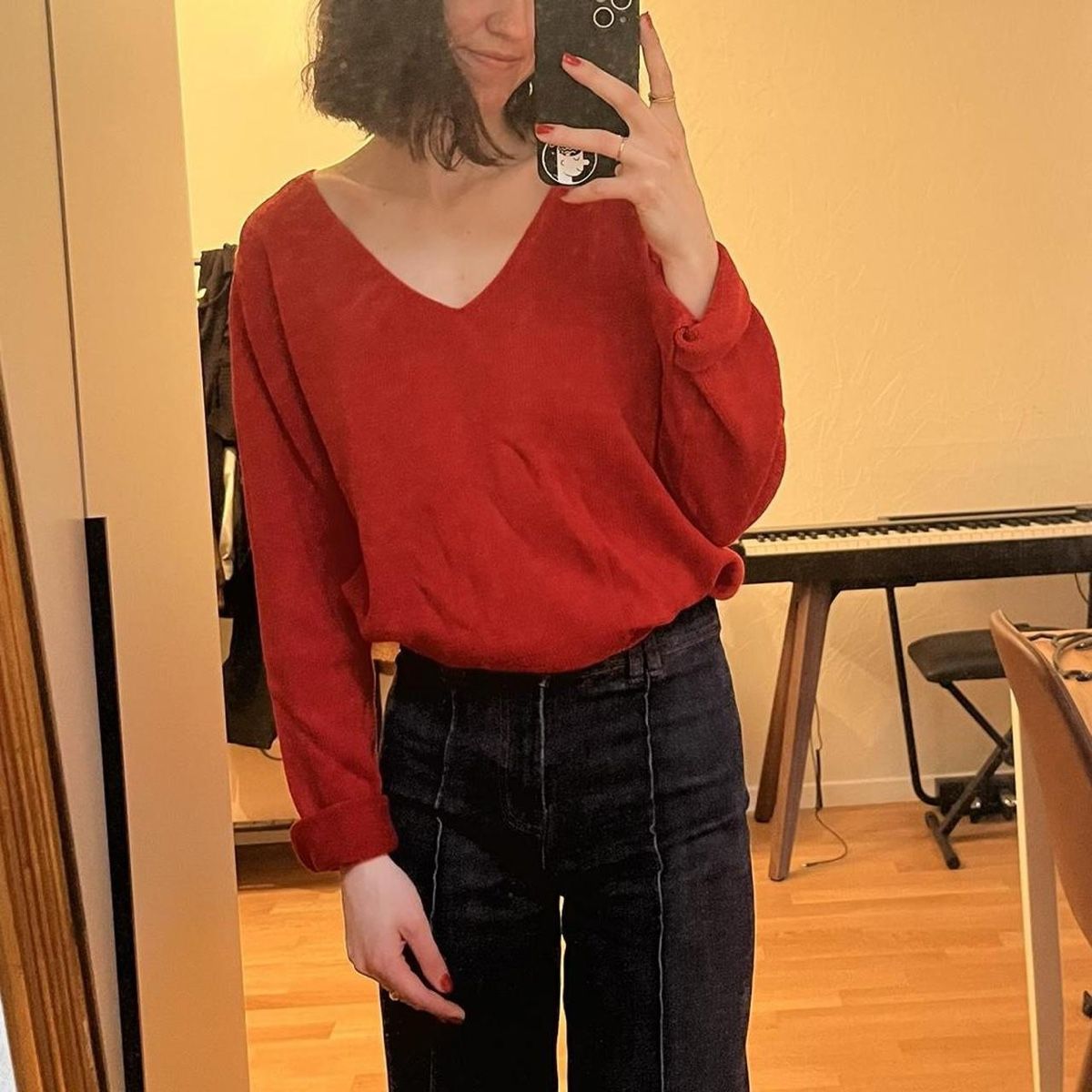 Maglioni & Felpe: red knitted jumper – Usato da Luzern venduto da janine_l 2