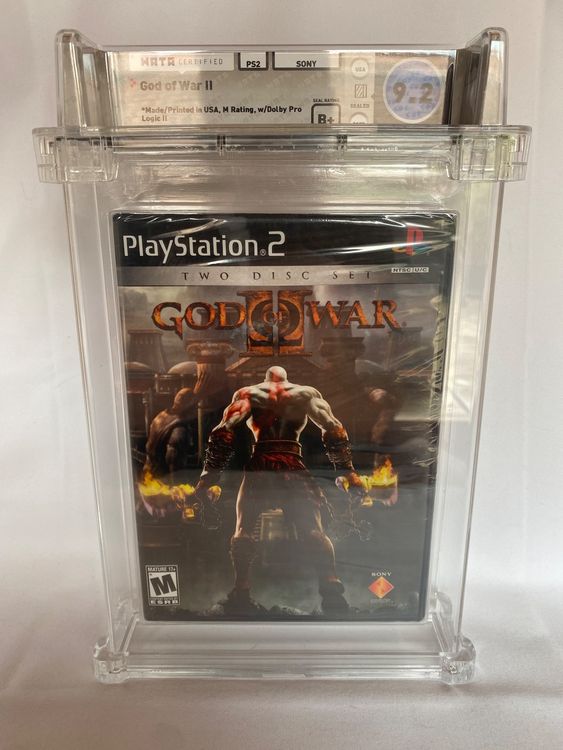 God of War II - Wata 9.6 A Sealed, PS2 Sony 2007 USA.... Video | Lot