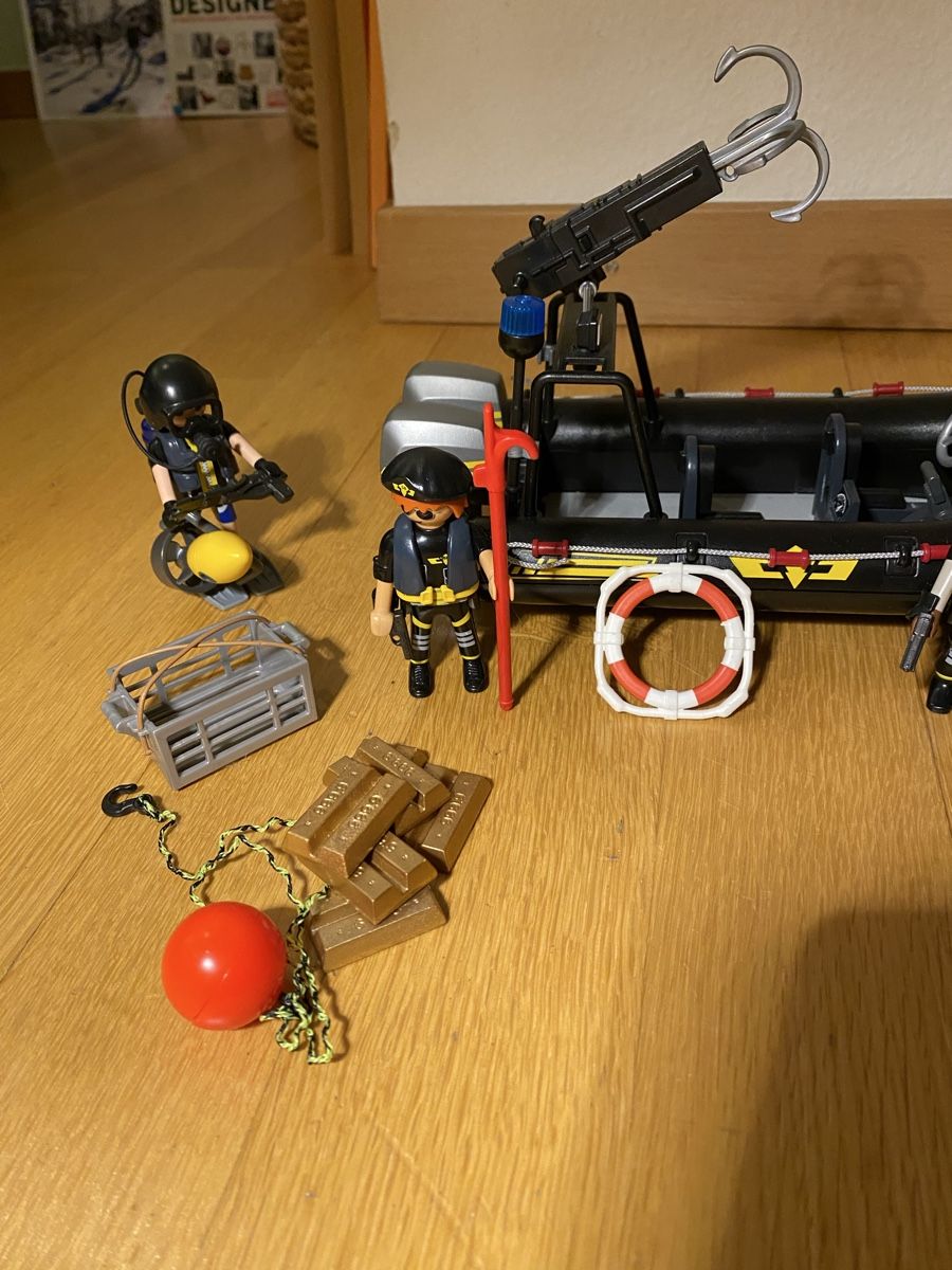 Playmobil Giocattoli: Playmobil SEK Schlauchboot 9362 – Usato da Küsnacht ZH venduto da Ameise099 3
