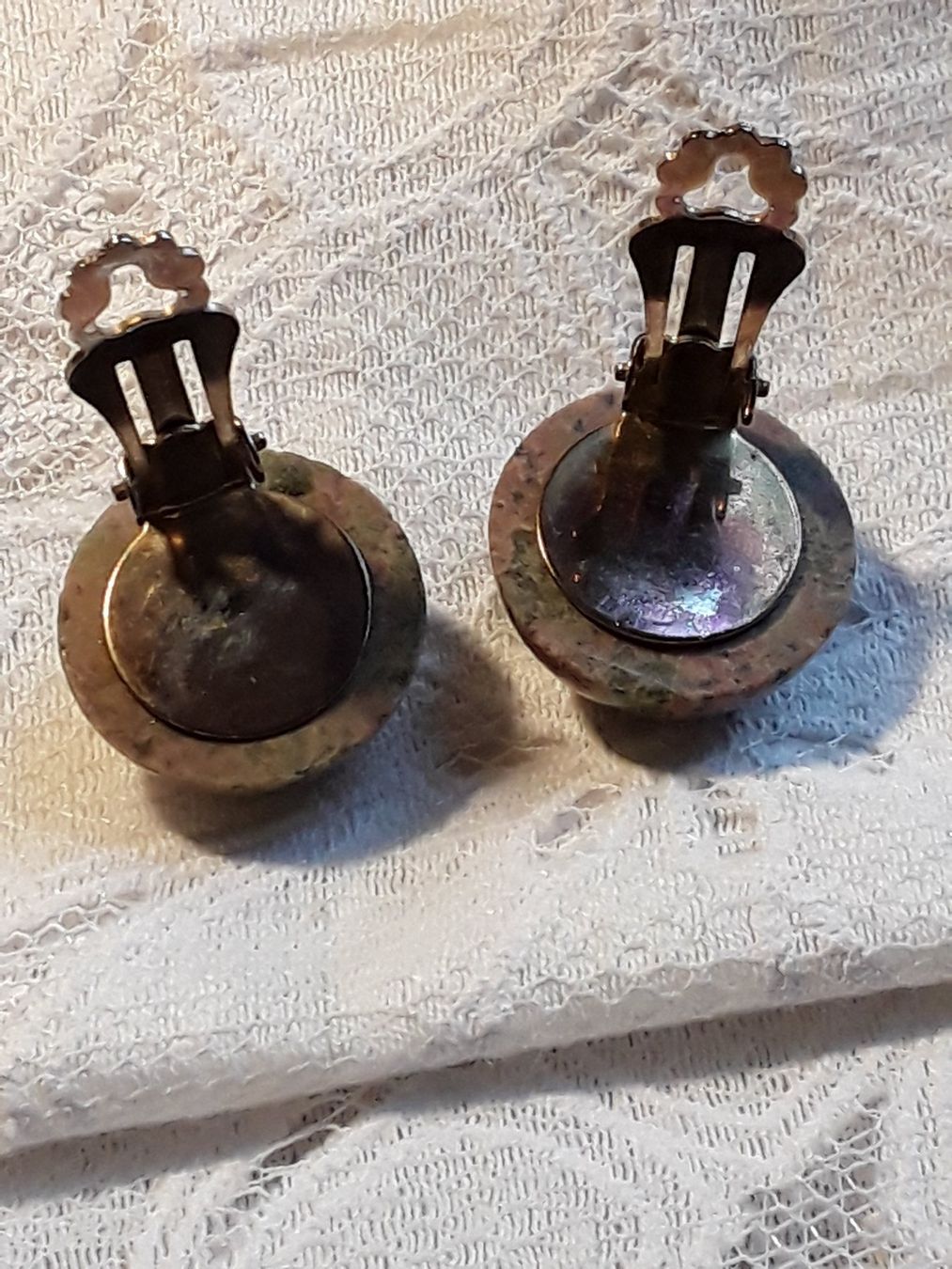 Boucles d'oreille: Vintage Stein Ohrclips – D'occasion à Zürich par helsan 6