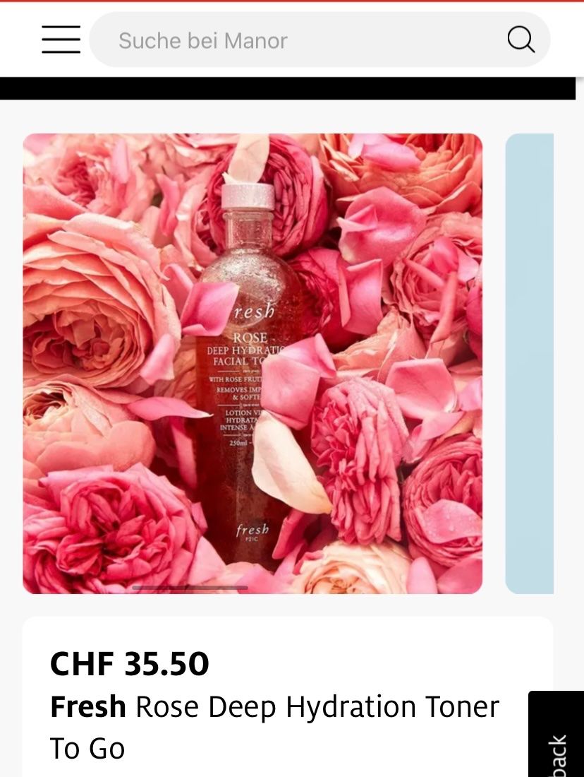 Sephora Cura del viso: Fresh Rose Deep Hydration Toner  Ladenpreis CHF 35.50. 100ml – Nuovo e nell'imballaggio originale da Zürich venduto da deruja 6