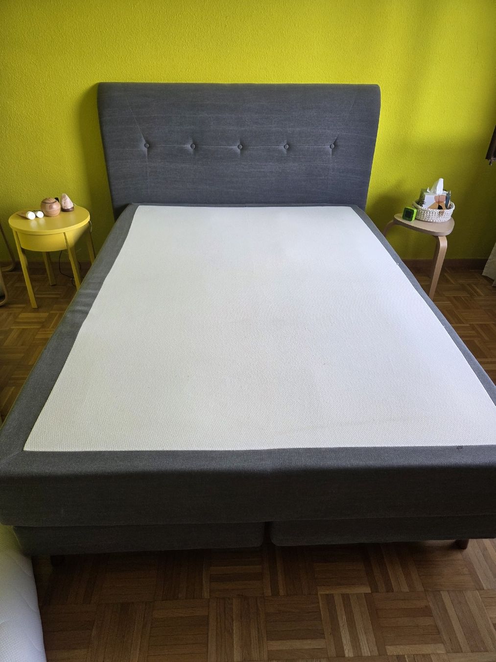 Letti: Boxspringbett 140 cm ohne oder mit Topper – Usato da Walchwil venduto da Petulas