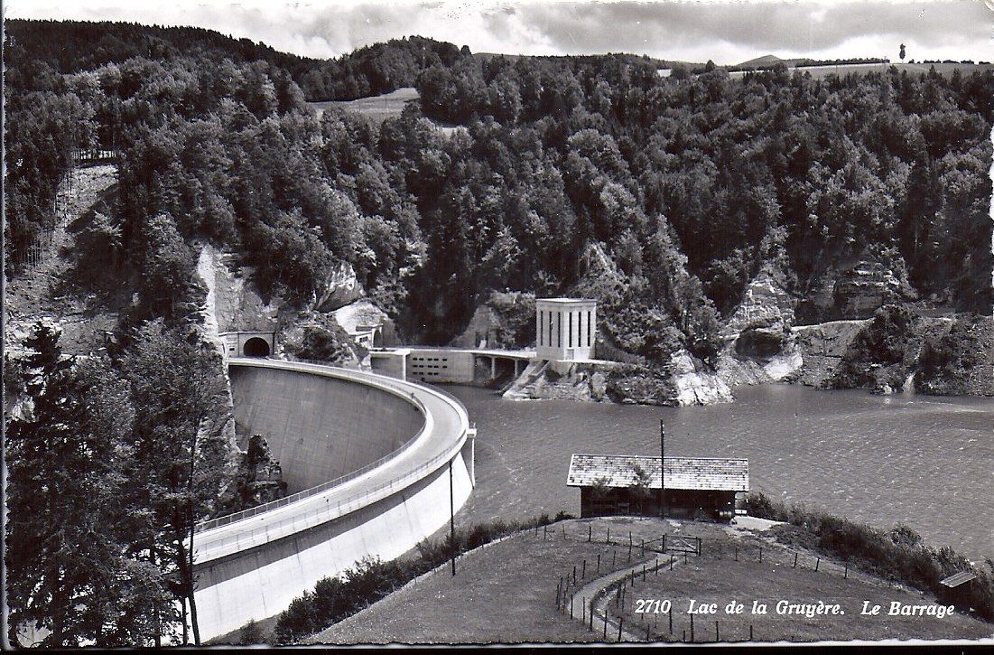 Ansichtskarten: ROSSENS, le barrage – Neu (gemäss Beschreibung) aus Les Verrières von Scampi0