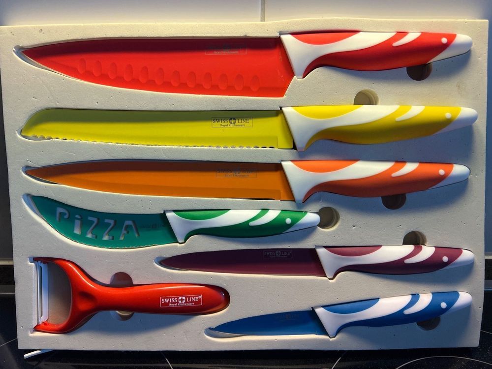 Spannende Swiss Line Messerset Bild