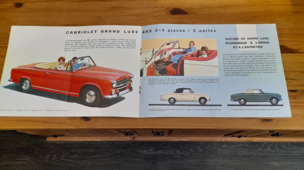 Modèle Réduit Peugeot 403 Publicitaire Hachette - Échelle 1:43 - Neuf - Pièce De Collection
