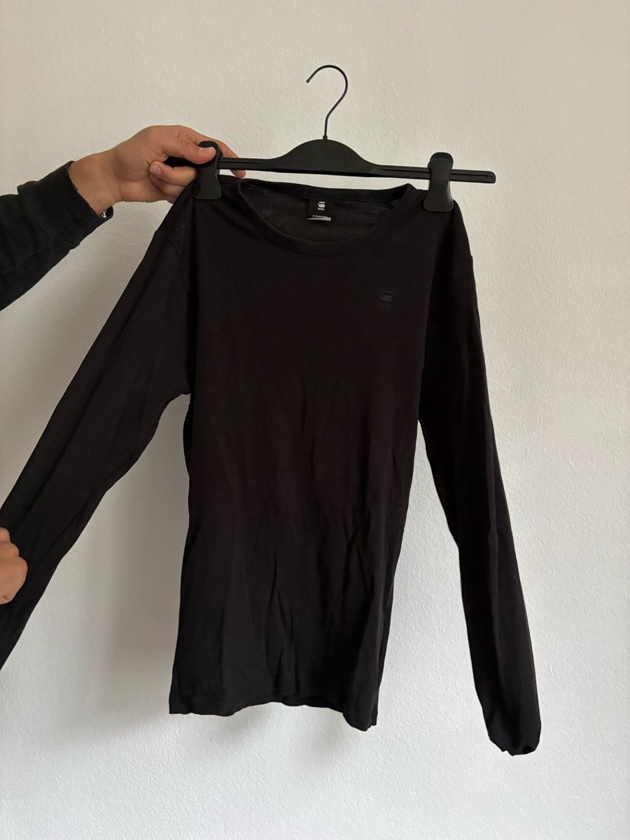 T-shirt: G-Star RAW Longsleeve, Schwarz, Grösse S – Usato da Zürich venduto da cas_x6pw