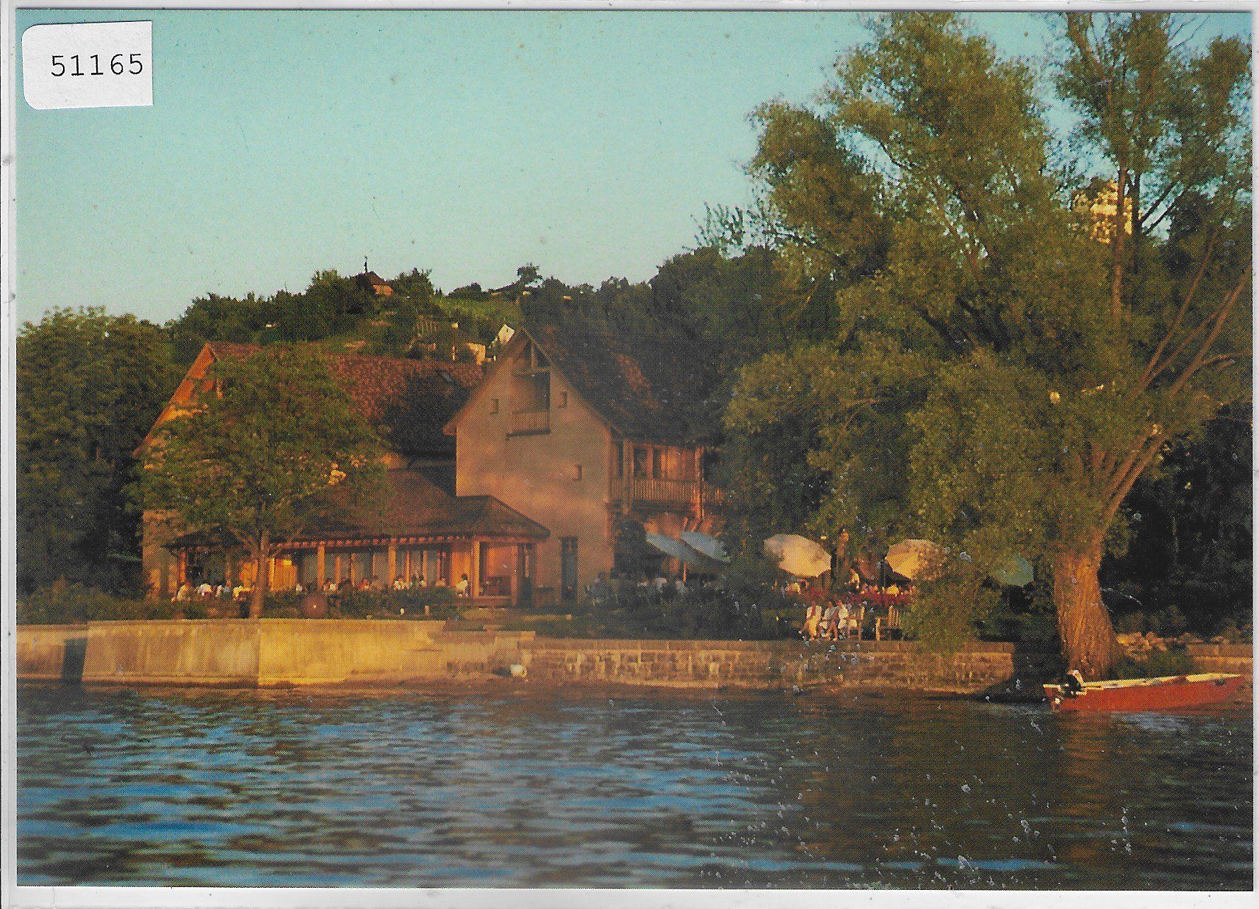 Ansichtskarten: Seehotel Schiff - Mannebach – Gebraucht aus Ettingen von Kartenplanet