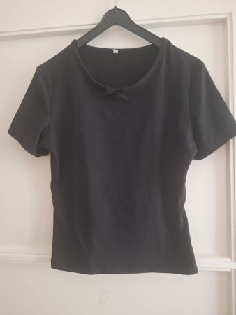 T-shirt noir taille M