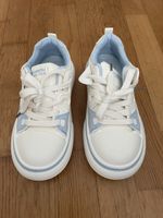 Neue Sommer Sneaker Gr. 37 Weiss/Hellblau mit süssen Motiven