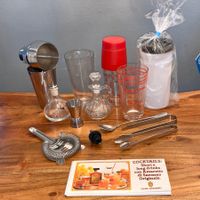 Cocktail Set, 14-teilig, Shaker, Zange, Glaeser - Bar 53
