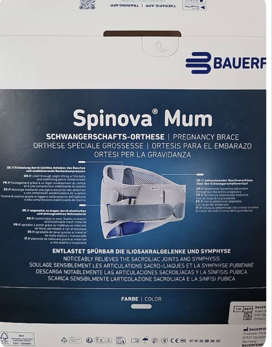 Attrezzature mediche: Bauerfeind Spinova Mum Schwangerschafts-Orthese M – Nuovo (secondo la descrizione) da Adlikon b.Regensdf venduto da hei_t9sh