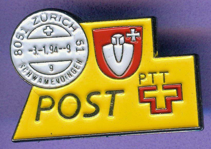 Placchette & Badge: PTT  Post  8051 SCHWAMENDINGEN – Usato da Winterthur venduto da Sammleroase