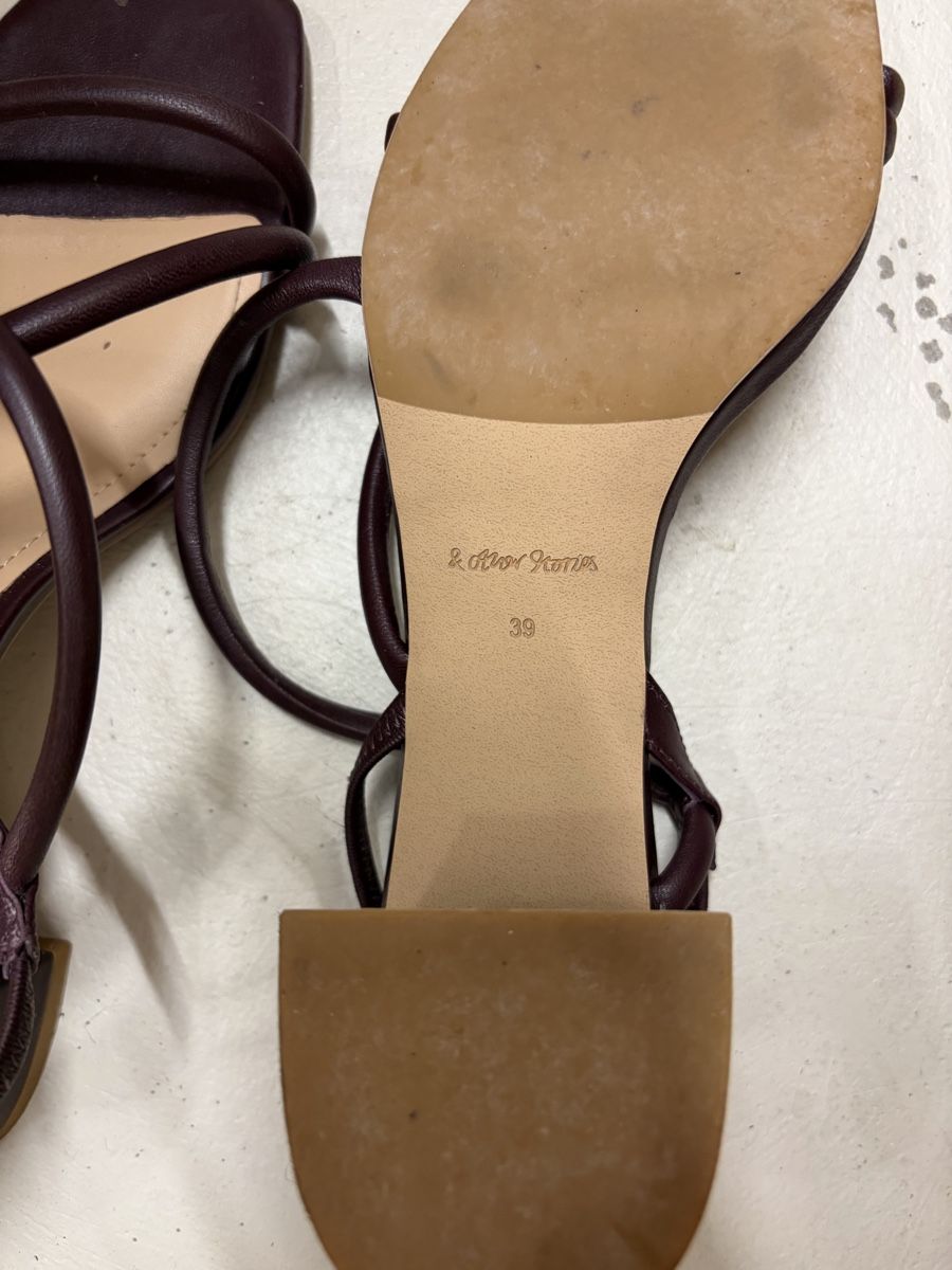 Scarpe da donna: Riemchensandalen mit Blockabsatz braun Gr. 39 – Usato da Zürich venduto da islabelllaleh 3