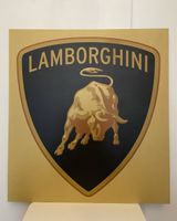 XXL Lamborghini Plakat laminiert 75x81cm