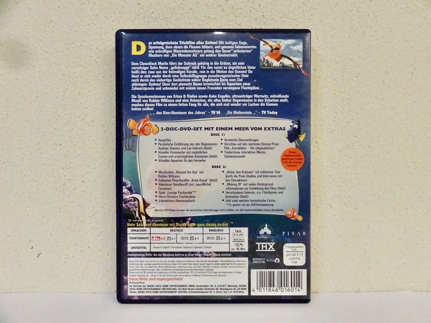 Tutti i DVDs: 2 - Disc DVD FINDET NEMO DISNEY PIXAR – Nuovo (secondo la descrizione) da Kerzers venduto da wisaundso 2