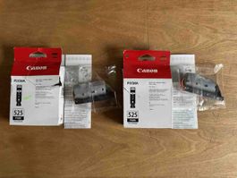 2 Canon PGI-525PGBK Druckerpatronen schwarz
