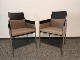 2 sedie di design KFF Texas con braccioli/Ottime condizioni