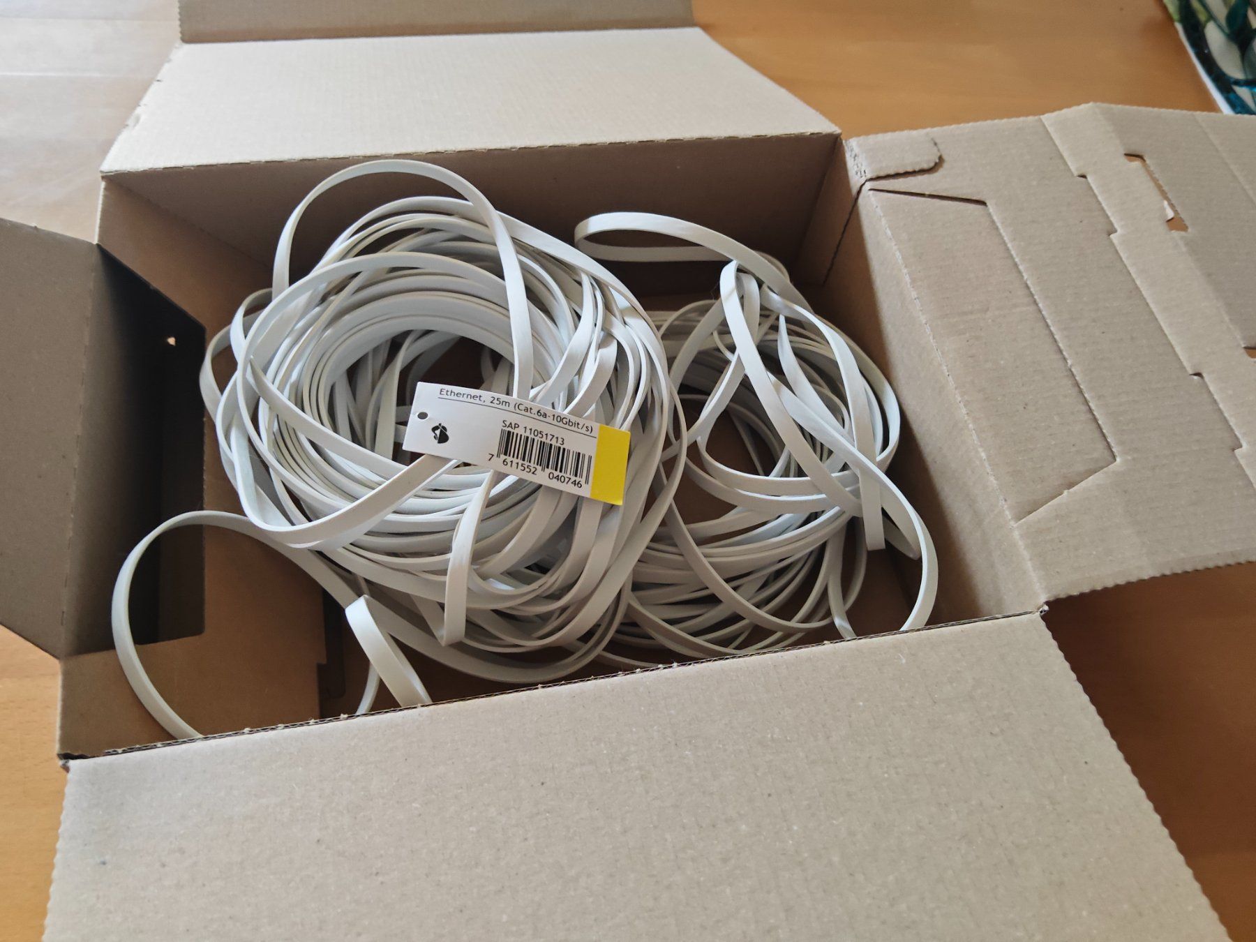 Cavi: Ehternet Kabel 25m Sats 6a – Nuovo (secondo la descrizione) da Staad SG venduto da Hope80