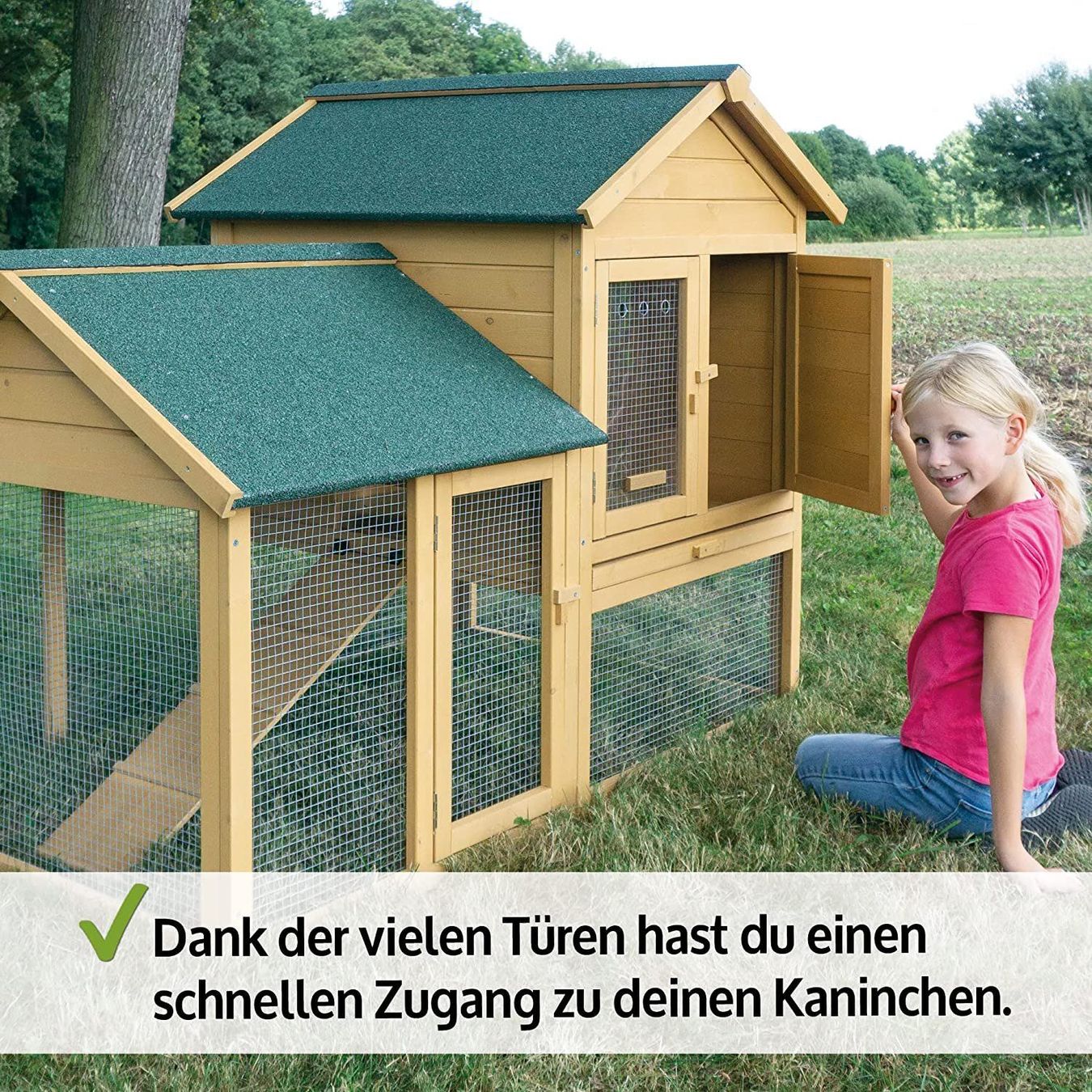 Gabbie, trasporto & Sicurezza: Kaninchenstall, Hasenfarm, Hasenstall – Nuovo e nell'imballaggio originale da Malters venduto da chaufhuesli 2