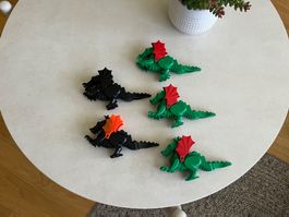5x LEGO Castle Drachen / Vintage!