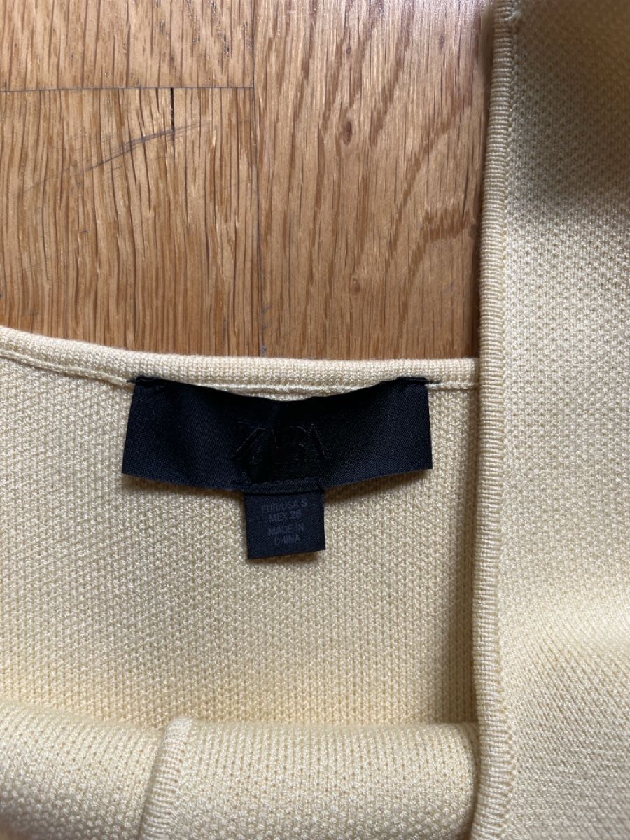 Zara Top: Sommer Top, hellgelb, Grösse S – Usato da Zürich venduto da zoe_6fqm 1