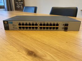 HP 1810-24G Switch 24 Port Gigabit gebraucht funktionsfähig