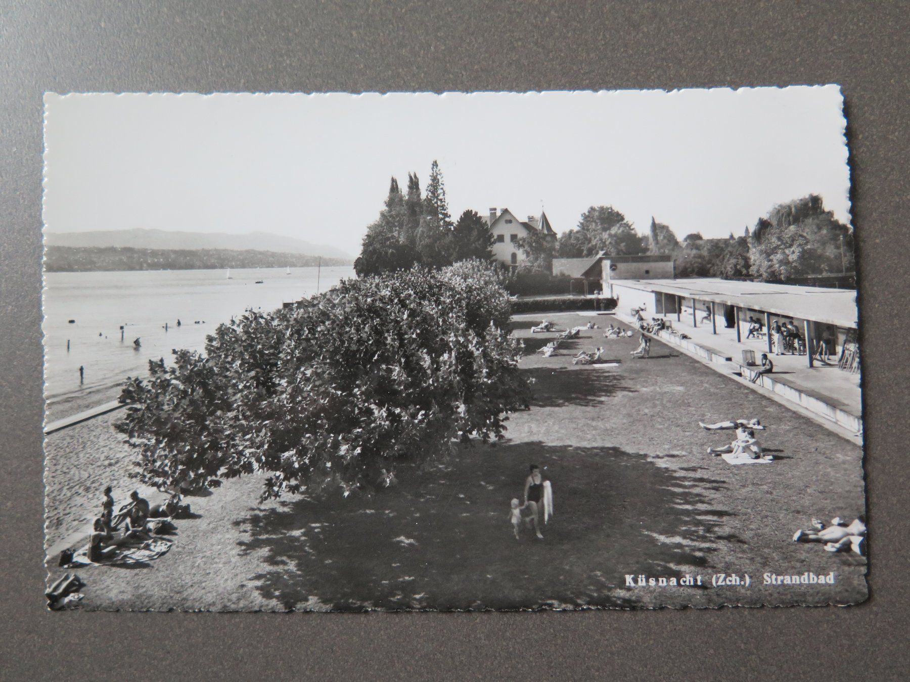 Ansichtskarten: KÜSNACHT - STRANDBAD – Gebraucht aus Wittenbach von lipasal