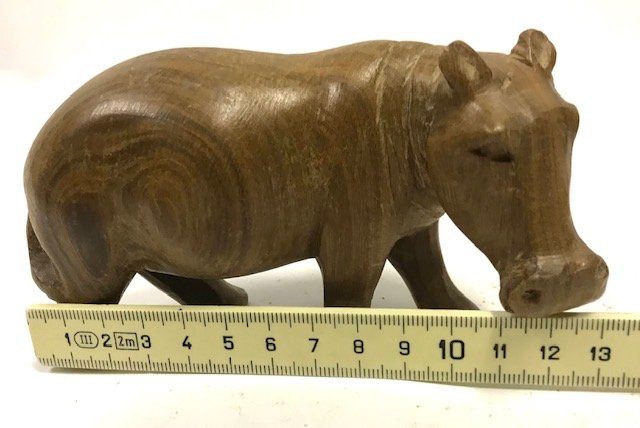Statuette: Nilpferd aus Holz geschnitzt – Usato da Zürich venduto da gigimai67 1