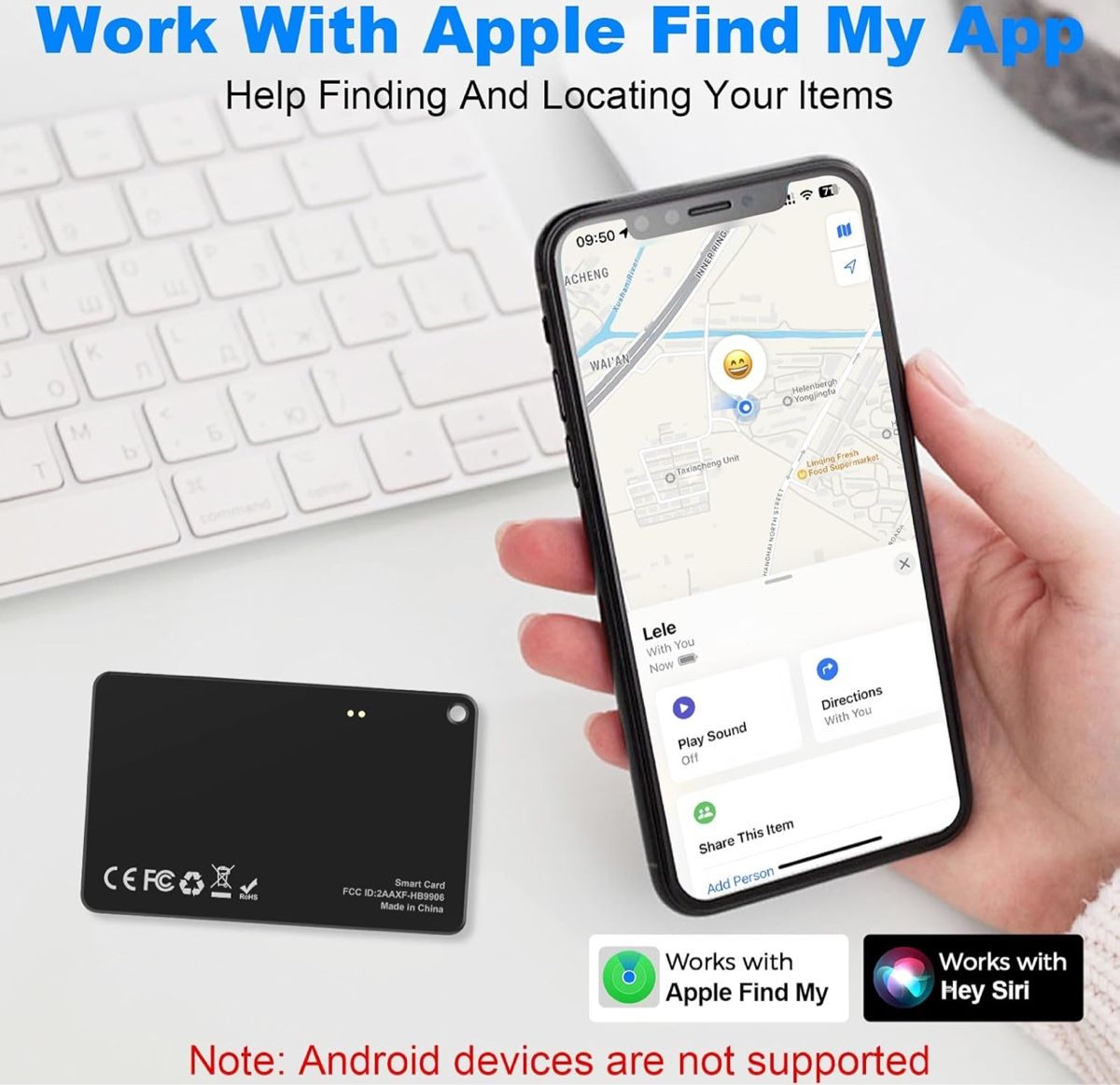 Covers & Schutzfolien: Smart Tracker Kartenformat Apple Wo ist? 90–100 dB – Neu und originalverpackt aus Suhr von SchnapperCH 1