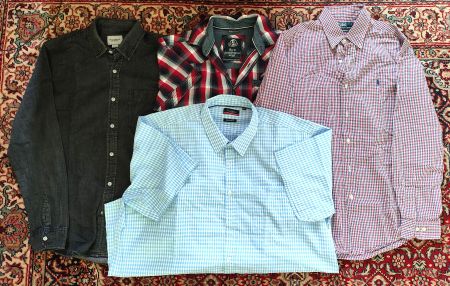 4 Chemises différentes Ralph Lauren Pierre Cardin Tompson