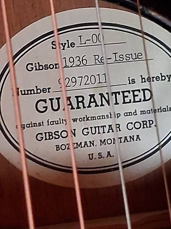 Musikinstrumente: Gibson L-00 1936  – Gebraucht aus Losone von aciel3 2