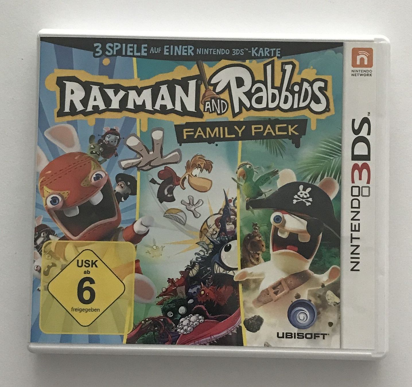 Spiele: 3DS - Rayman and Rabbids Family Pack – Gebraucht aus Allschwil von Bullach