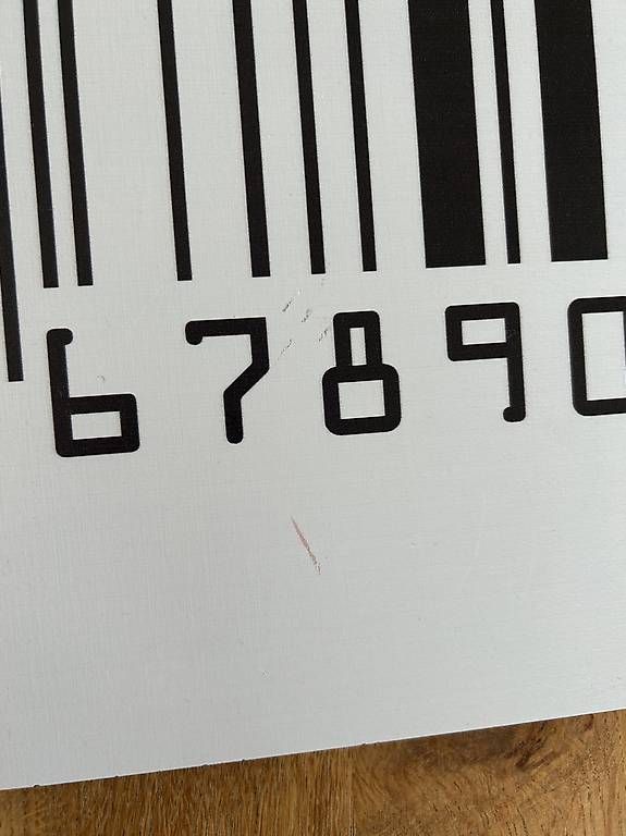Foto & Immagini: Barcode Bild auf Holz 40x40cm – Usato da Grenchen venduto da lor_2zpl 2