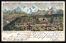 Litho Gurten-Kulm, Ortschaft mit Restaur
