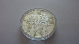 Silbermedaille : Chalandamarz , Volksbräuche ;PP