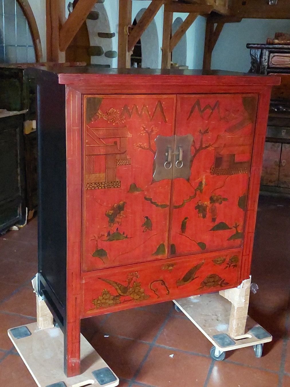 Armadi: Asiatischer Schrank rot – Nuovo (secondo la descrizione) da Cham venduto da mjg1901 6