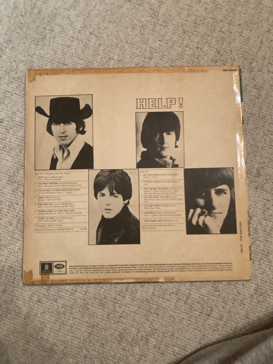 Vinyles: Vinyle The Beatles Help! Odeon SMO 984008 – D'occasion à Fontenais par Jul_qv7b 1