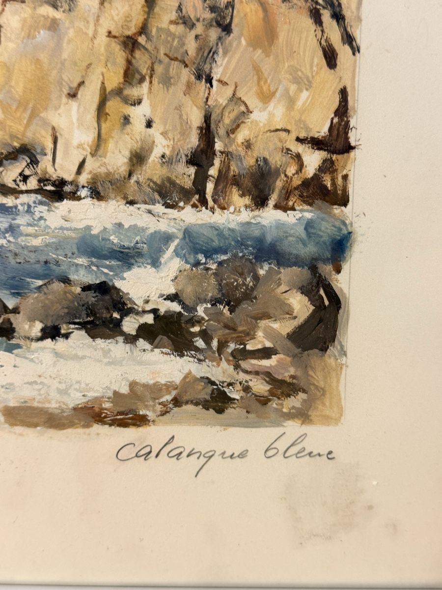 Dipinti: Otto Huber - Gemälde - Cassis – Usato da Solothurn venduto da NUVICO 2