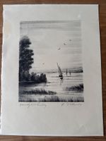 Handgezeichnete Landschafts-Bild von K.Dilling