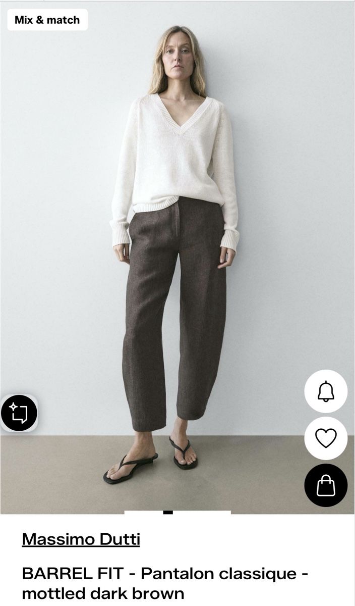 Massimo Dutti Pantaloni: Pantalon lin 100% neuf, Massimo Dutti, taille 42 – Nuovo e nell'imballaggio originale da La Tour-de-Peilz venduto da sarahg80 4