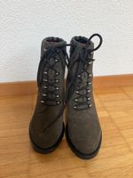 Tommy Hilfiger Stiefeletten Wildleder Khaki Gr. 37